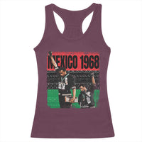 Black Power Salute 1968 Racerback Tank Top Black History Month Civil Rights Movement - Wonder Print Shop