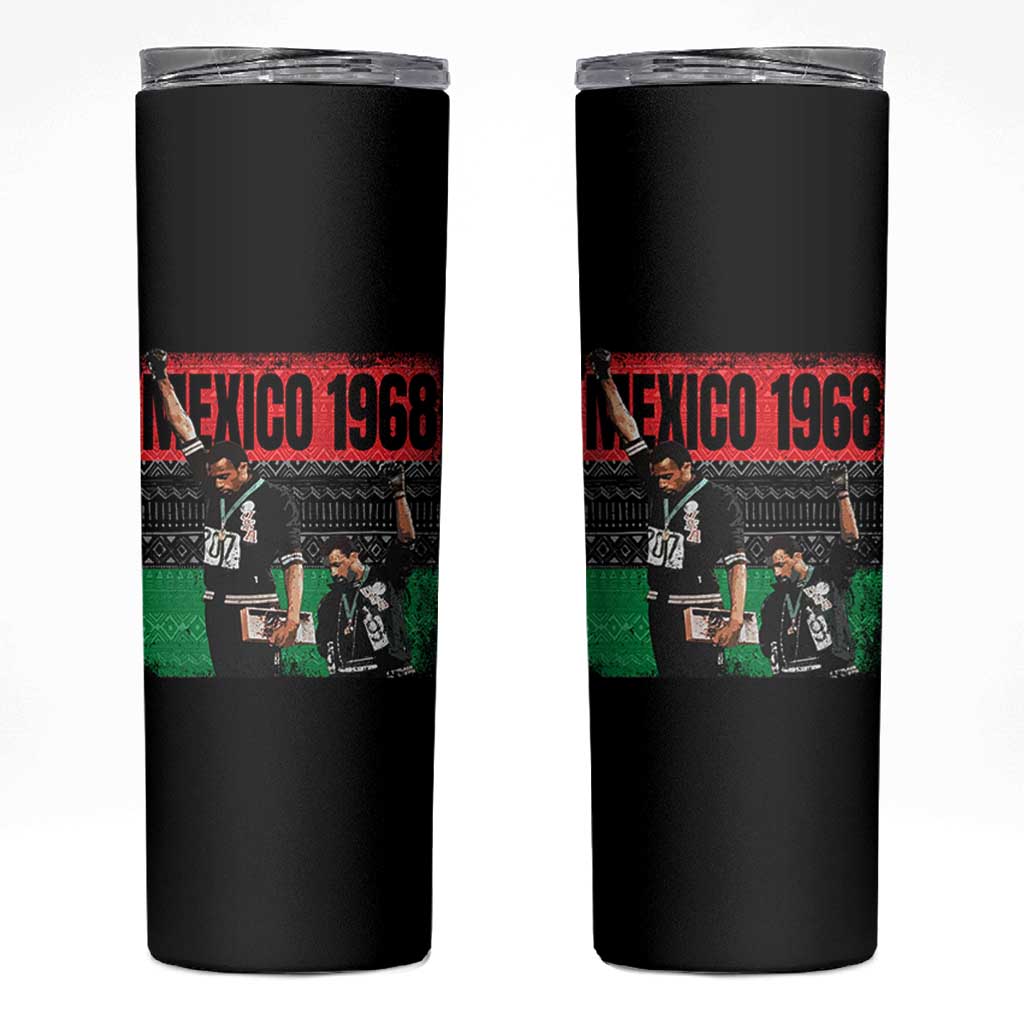 Black Power Salute 1968 Skinny Tumbler Black History Month Civil Rights Movement - Wonder Print Shop
