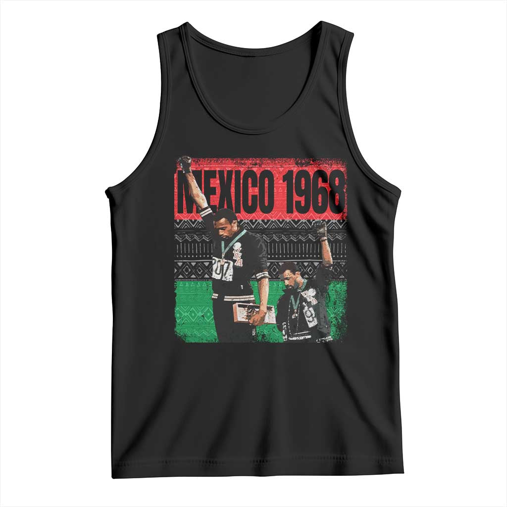 Black Power Salute 1968 Tank Top Black History Month Civil Rights Movement - Wonder Print Shop