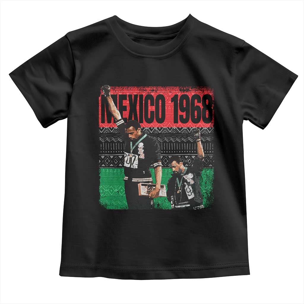 Black Power Salute 1968 Toddler T Shirt Black History Month Civil Rights Movement - Wonder Print Shop