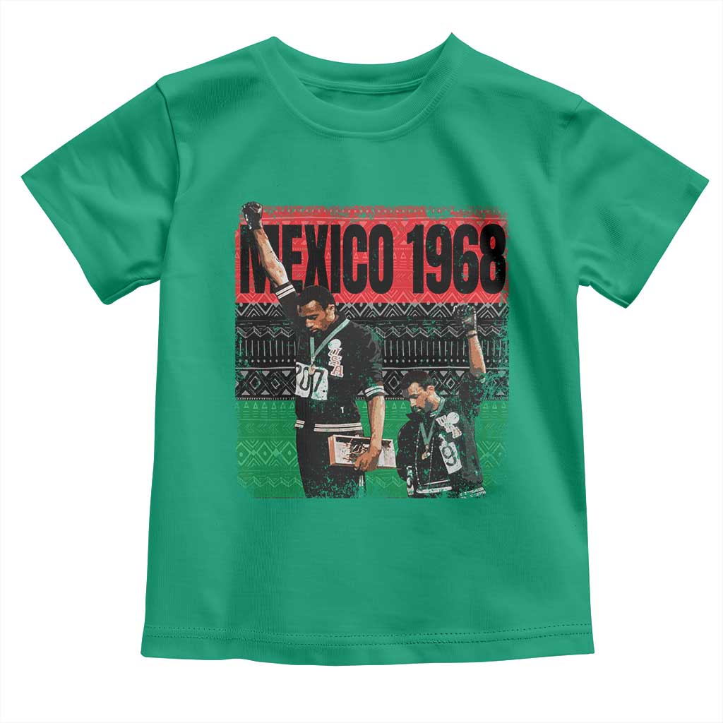 Black Power Salute 1968 Toddler T Shirt Black History Month Civil Rights Movement - Wonder Print Shop