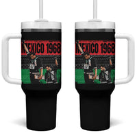 Black Power Salute 1968 Tumbler With Handle Black History Month Civil Rights Movement - Wonder Print Shop