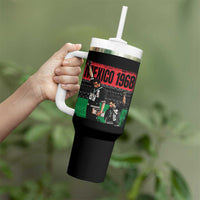 Black Power Salute 1968 Tumbler With Handle Black History Month Civil Rights Movement - Wonder Print Shop