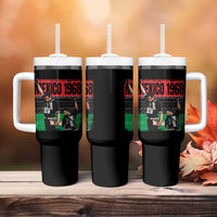 Black Power Salute 1968 Tumbler With Handle Black History Month Civil Rights Movement - Wonder Print Shop