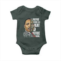 Martin Luther King Jr. Baby Onesie Civil Rights Injustice Anywhere Is a Threat To Justice Everywhere