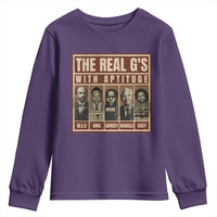 Black History Month Youth Sweatshirt The Real G's Black Leaders