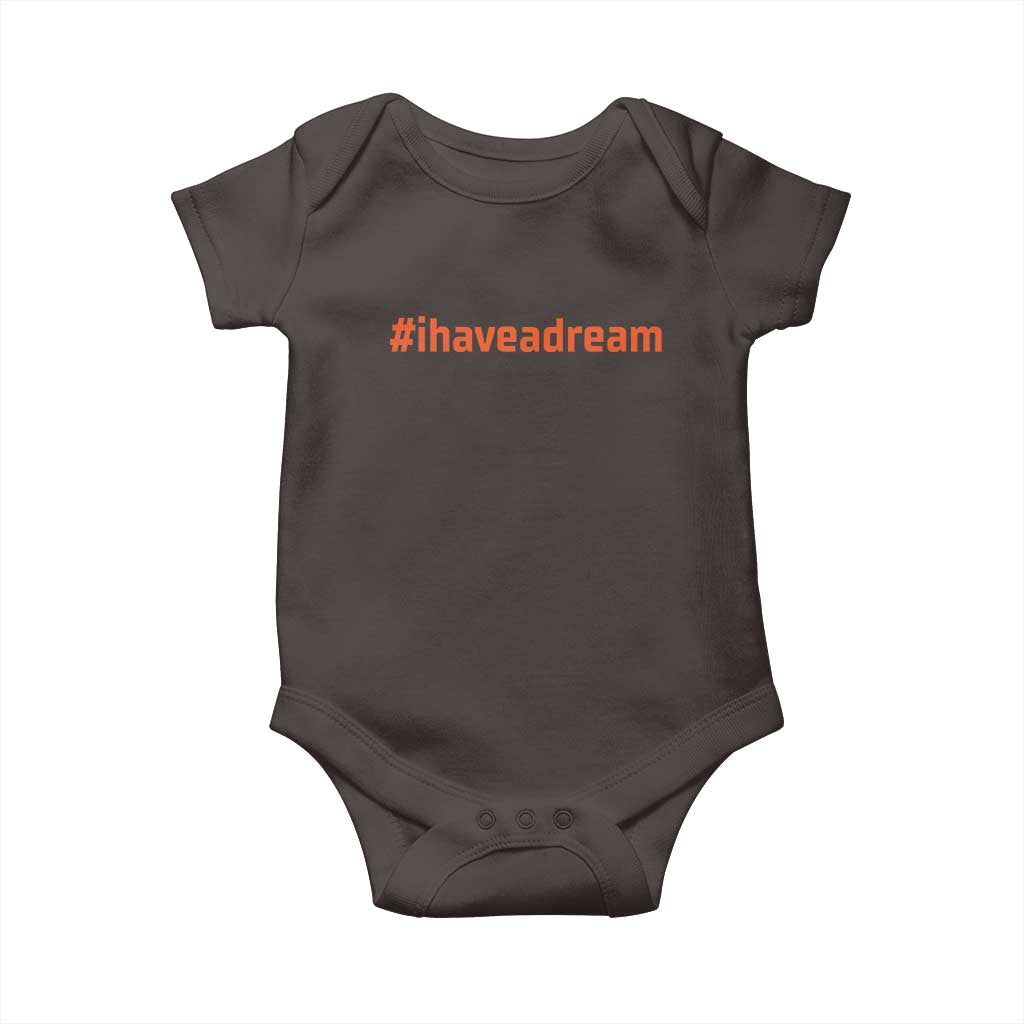 Martin Luther King Jr. Baby Onesie I Have A Dream MLK Day Black History Month