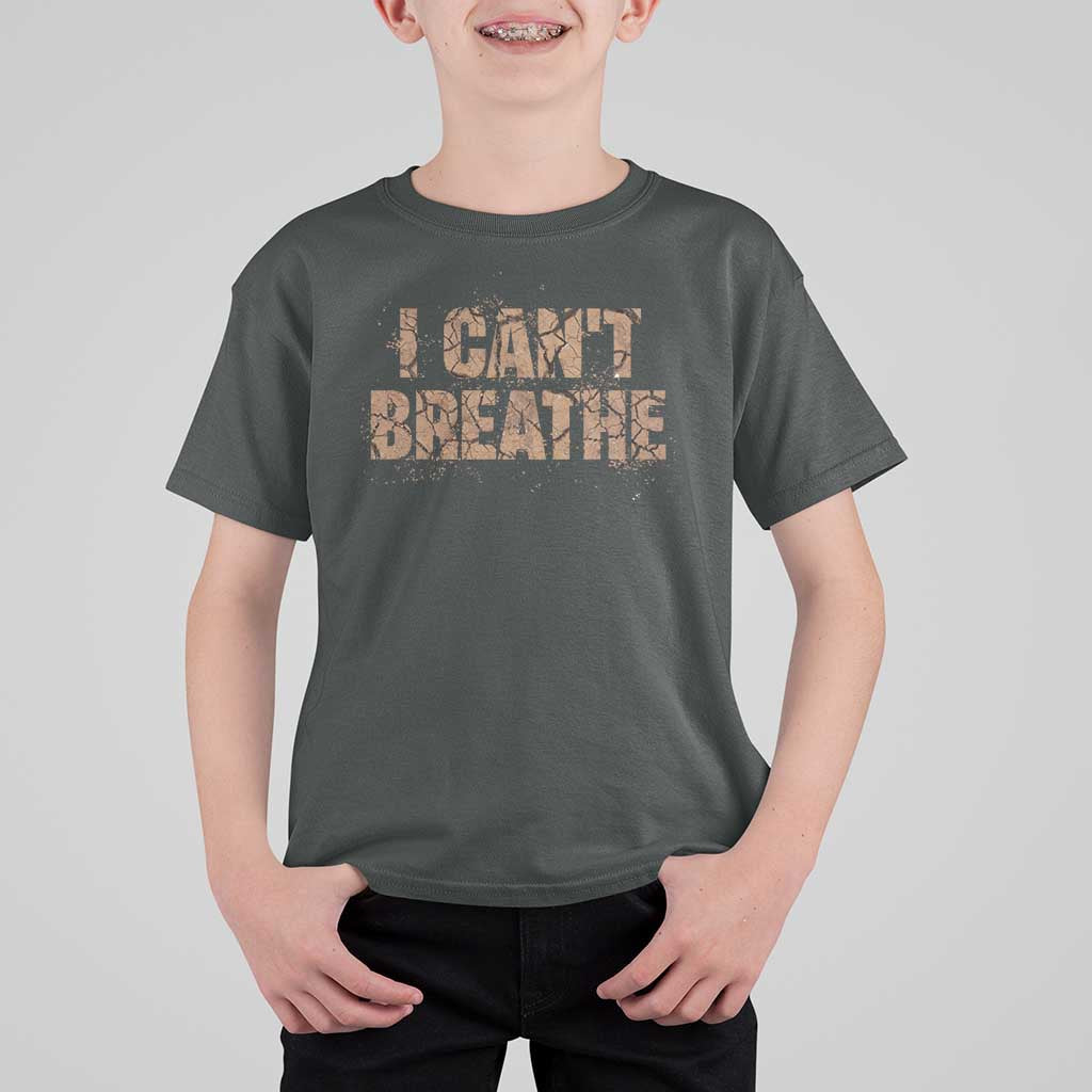 I Cant Breathe Protest T Shirt For Kid - Wonder Print Shop