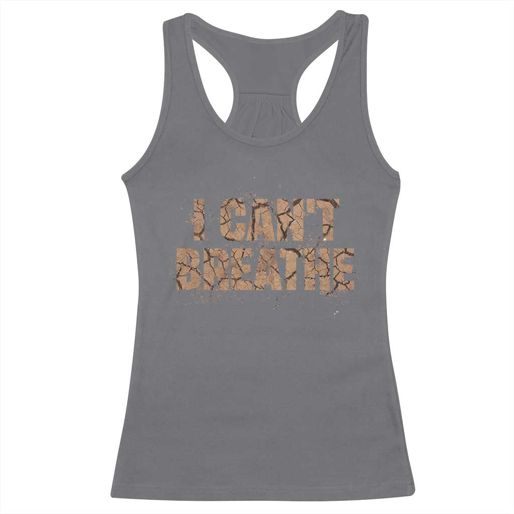 I Cant Breathe Protest Racerback Tank Top - Wonder Print Shop