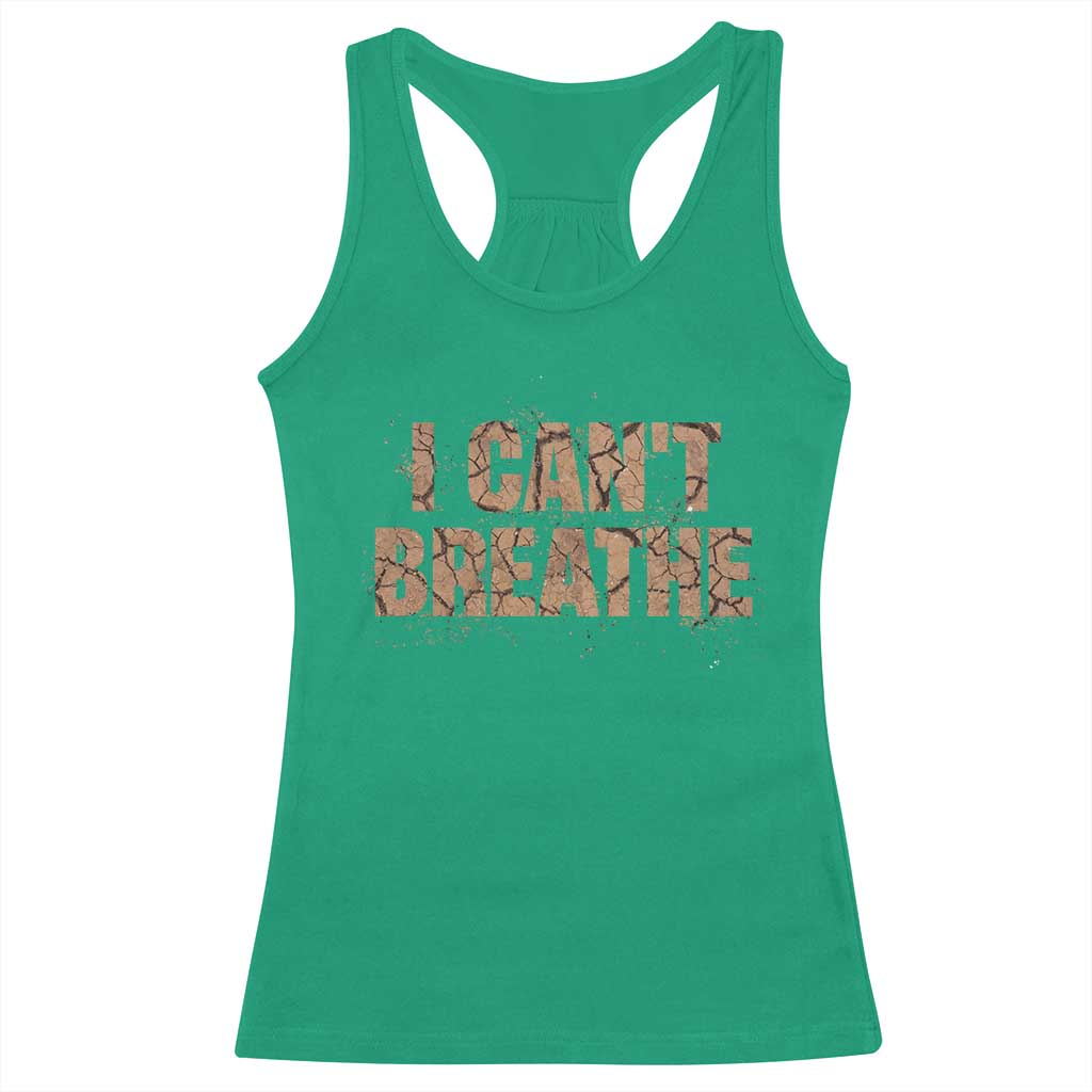 I Cant Breathe Protest Racerback Tank Top - Wonder Print Shop