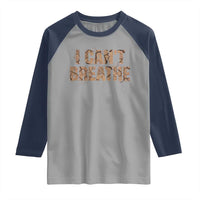 I Cant Breathe Protest Raglan Shirt - Wonder Print Shop