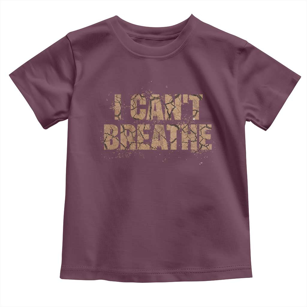 I Cant Breathe Protest Toddler T Shirt - Wonder Print Shop