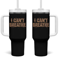 I Cant Breathe Protest Tumbler With Handle - Wonder Print Shop