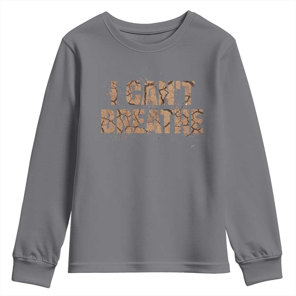 I Cant Breathe Protest Youth Sweatshirt - Wonder Print Shop