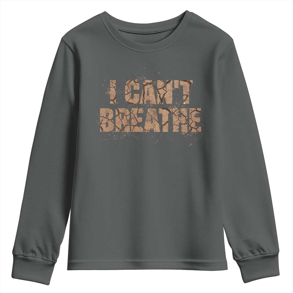 I Cant Breathe Protest Youth Sweatshirt - Wonder Print Shop