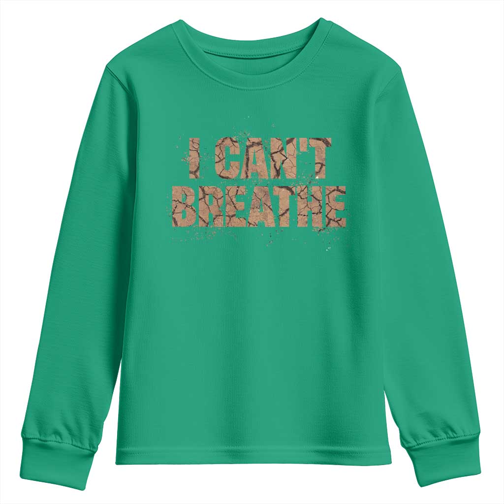 I Cant Breathe Protest Youth Sweatshirt - Wonder Print Shop