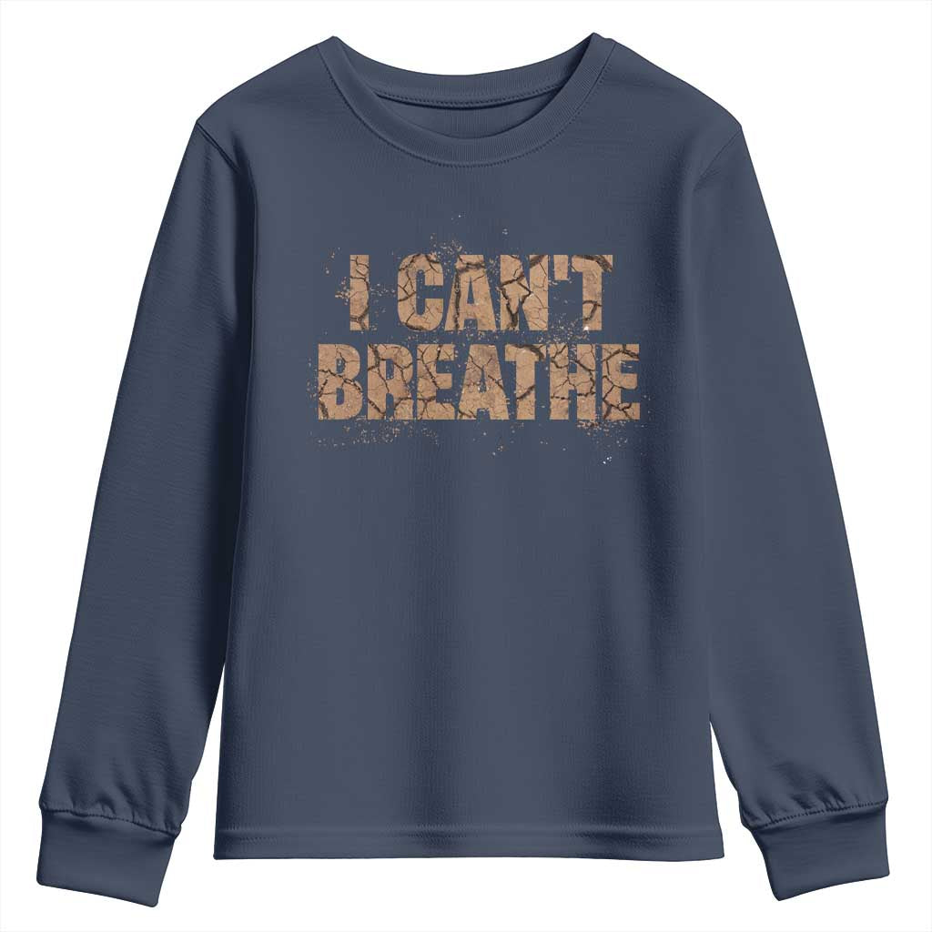 I Cant Breathe Protest Youth Sweatshirt - Wonder Print Shop