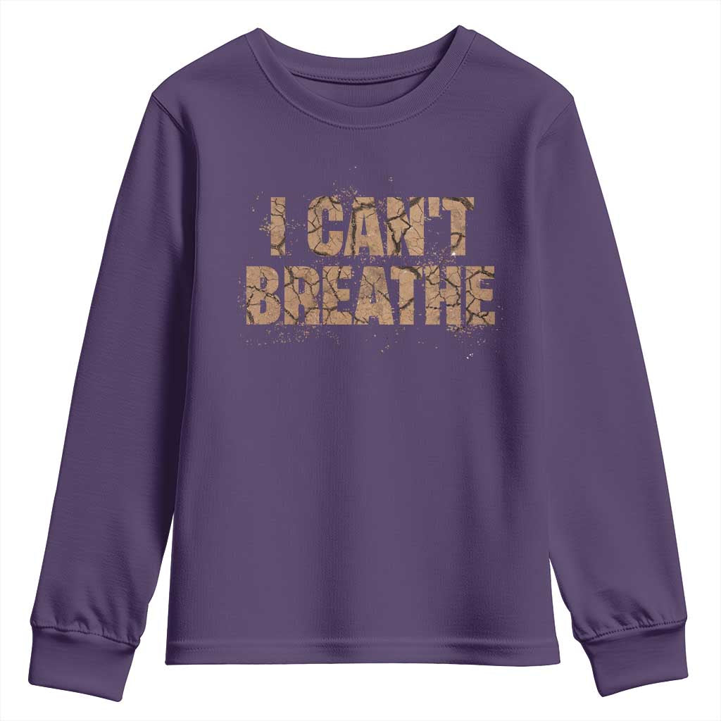 I Cant Breathe Protest Youth Sweatshirt - Wonder Print Shop