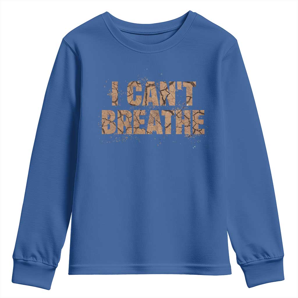 I Cant Breathe Protest Youth Sweatshirt - Wonder Print Shop