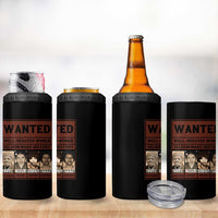 Black Female Empowerment 4 in 1 Can Cooler Tumbler Wanted Well Behaved Women Seldom Make History - Wonder Print Shop