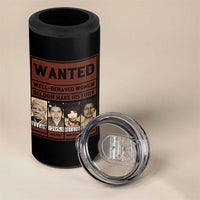 Black Female Empowerment 4 in 1 Can Cooler Tumbler Wanted Well Behaved Women Seldom Make History - Wonder Print Shop