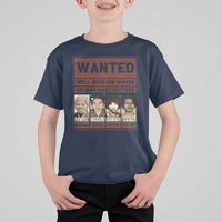 Black Female Empowerment T Shirt For Kid Wanted Well Behaved Women Seldom Make History - Wonder Print Shop