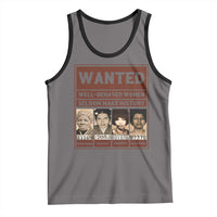 Black Female Empowerment Tank Top Wanted Well Behaved Women Seldom Make History - Wonder Print Shop
