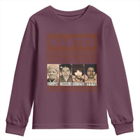 Black Female Empowerment Youth Sweatshirt Wanted Well Behaved Women Seldom Make History - Wonder Print Shop