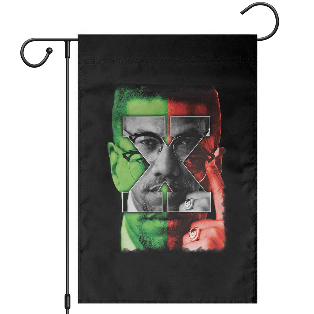 Malcolm X Garden Flag Black History Month - Wonder Print Shop