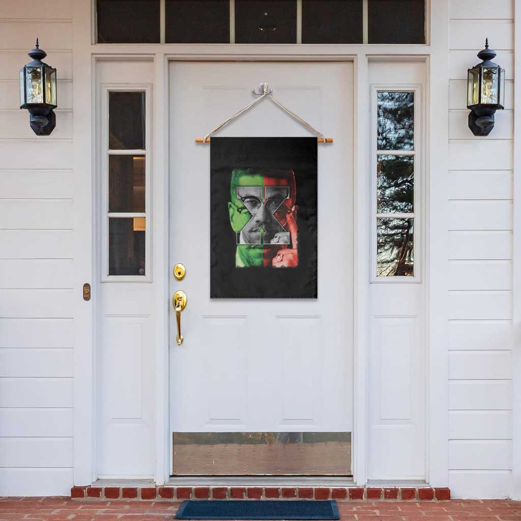 Malcolm X Garden Flag Black History Month - Wonder Print Shop