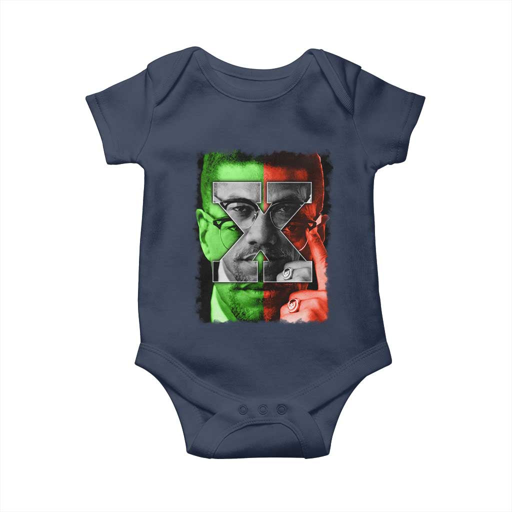 Malcolm X Baby Onesie Black History Month - Wonder Print Shop