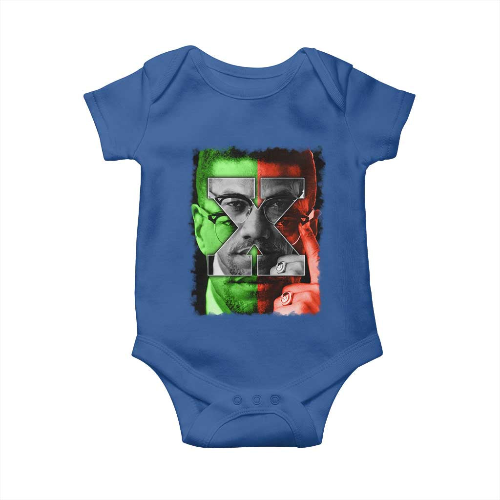 Malcolm X Baby Onesie Black History Month - Wonder Print Shop