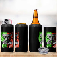 Malcolm X 4 in 1 Can Cooler Tumbler Black History Month - Wonder Print Shop