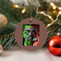 Malcolm X Ceramic Ornament Black History Month - Wonder Print Shop