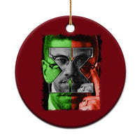 Malcolm X Ceramic Ornament Black History Month - Wonder Print Shop