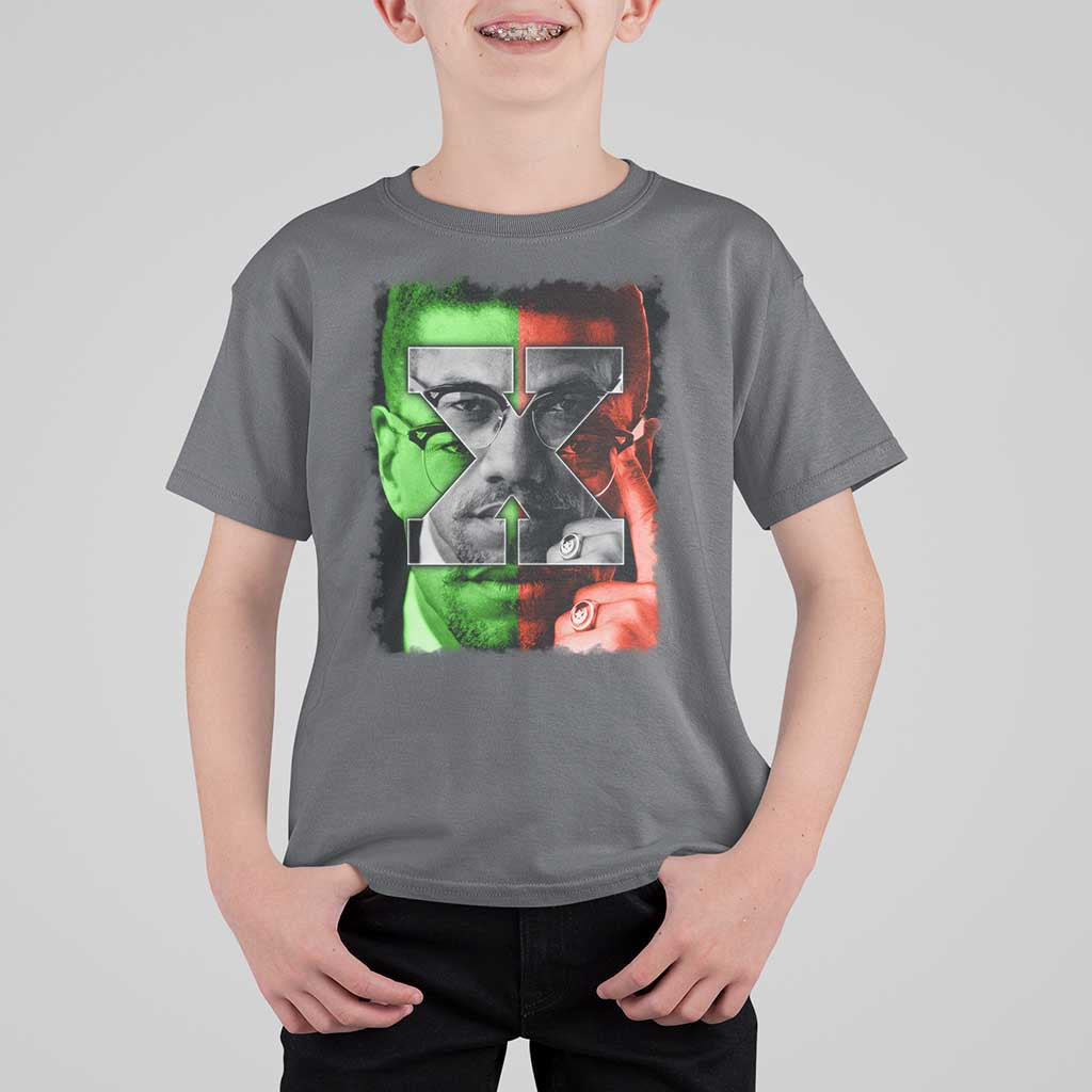 Malcolm X T Shirt For Kid Black History Month - Wonder Print Shop