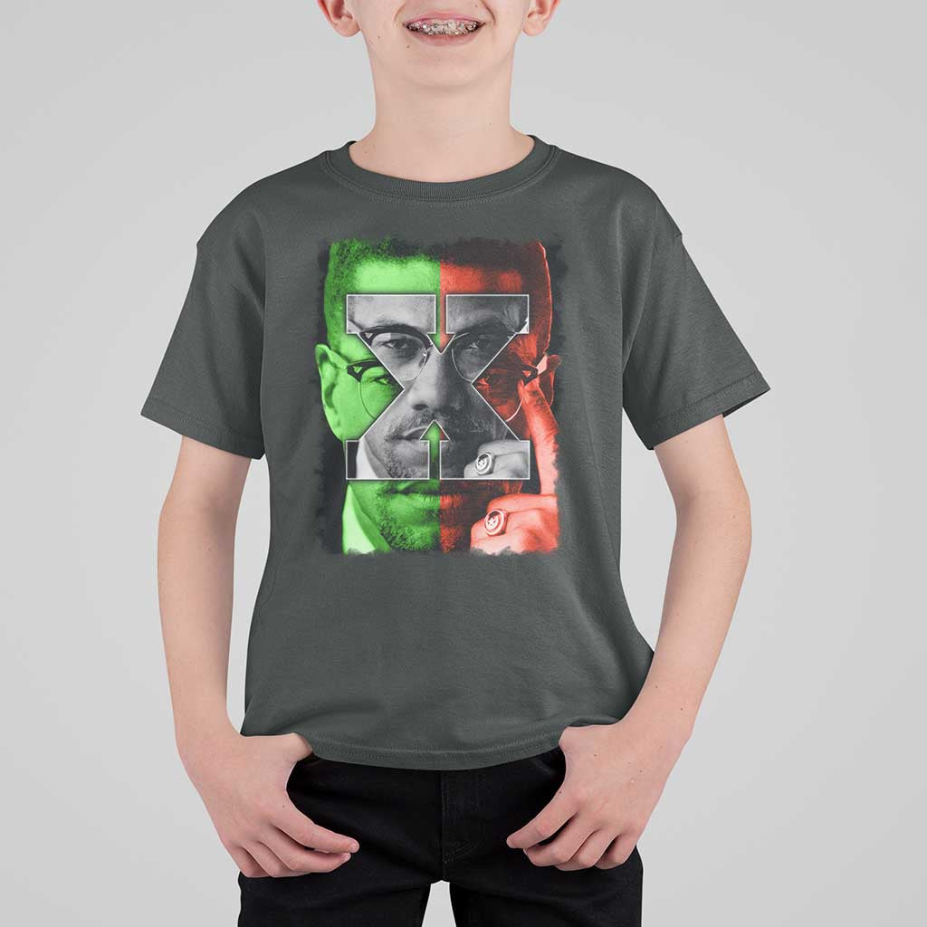 Malcolm X T Shirt For Kid Black History Month - Wonder Print Shop