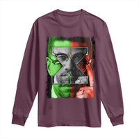 Malcolm X Long Sleeve Shirt Black History Month - Wonder Print Shop