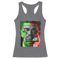 Malcolm X Racerback Tank Top Black History Month - Wonder Print Shop