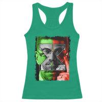 Malcolm X Racerback Tank Top Black History Month - Wonder Print Shop