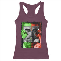 Malcolm X Racerback Tank Top Black History Month - Wonder Print Shop