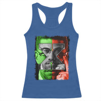Malcolm X Racerback Tank Top Black History Month - Wonder Print Shop