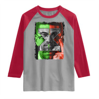 Malcolm X Raglan Shirt Black History Month - Wonder Print Shop