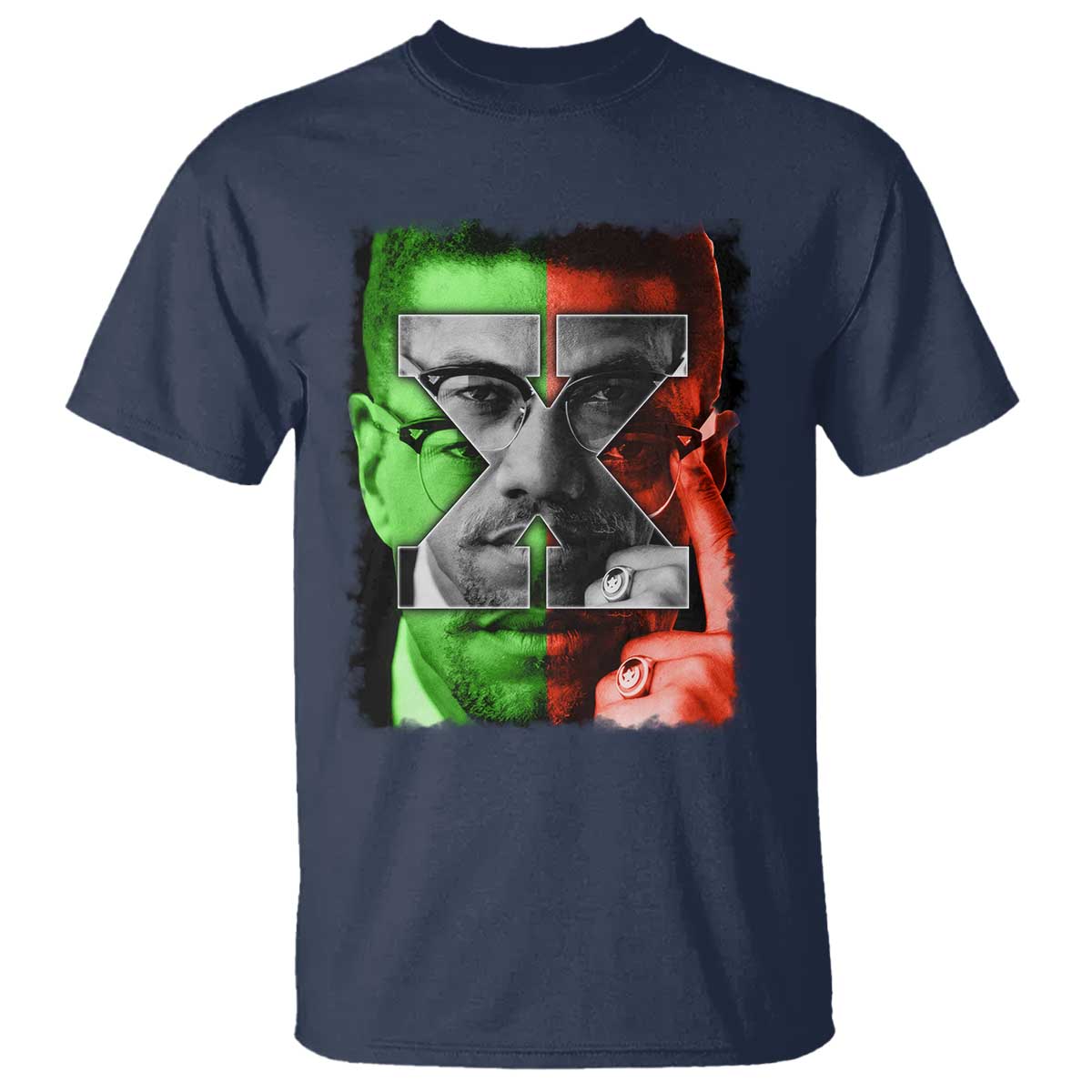 Malcolm X T Shirt Black History Month - Wonder Print Shop