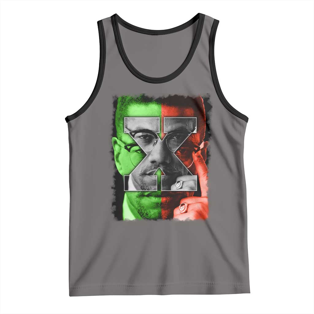 Malcolm X Tank Top Black History Month - Wonder Print Shop