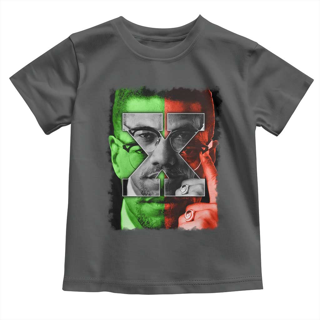 Malcolm X Toddler T Shirt Black History Month - Wonder Print Shop
