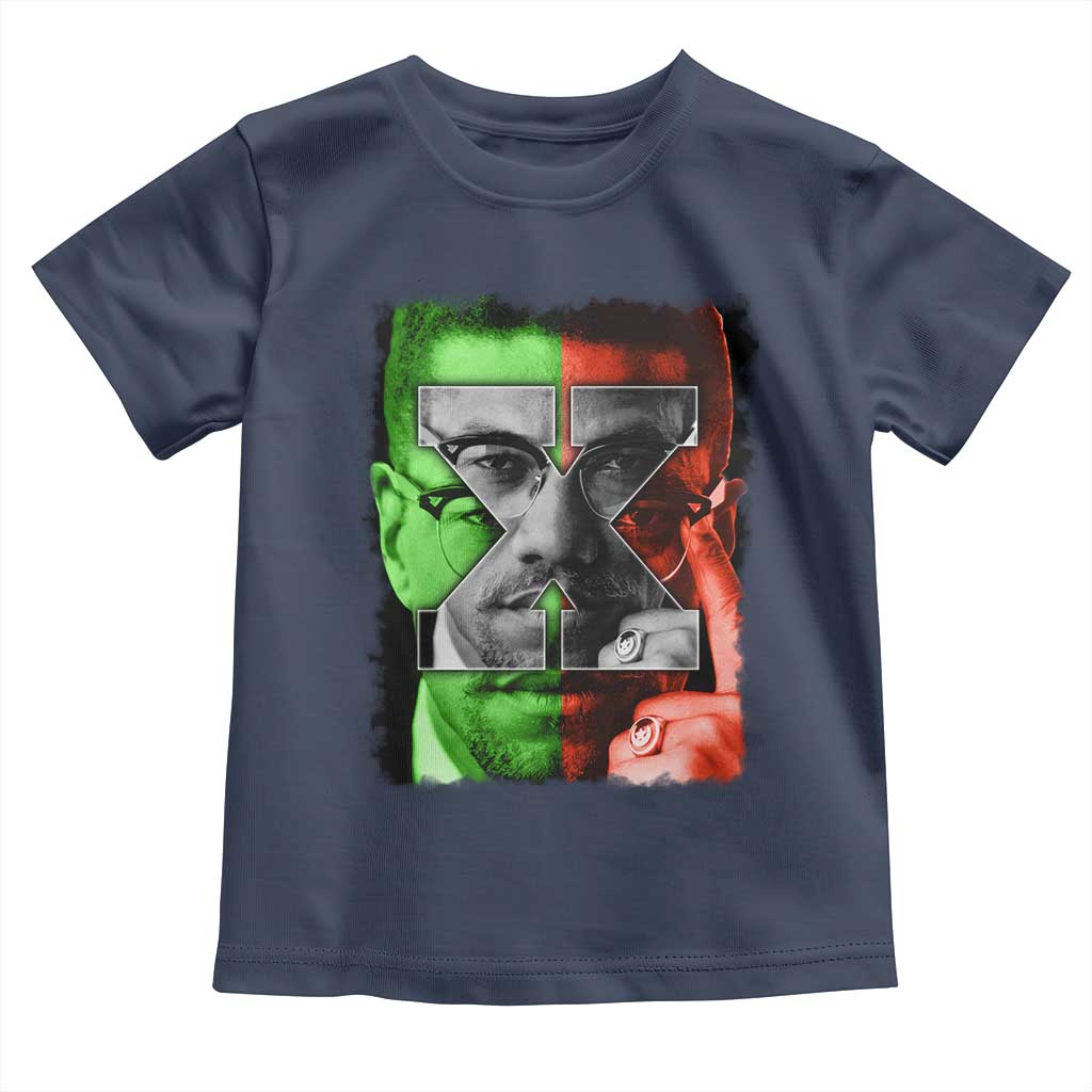 Malcolm X Toddler T Shirt Black History Month - Wonder Print Shop