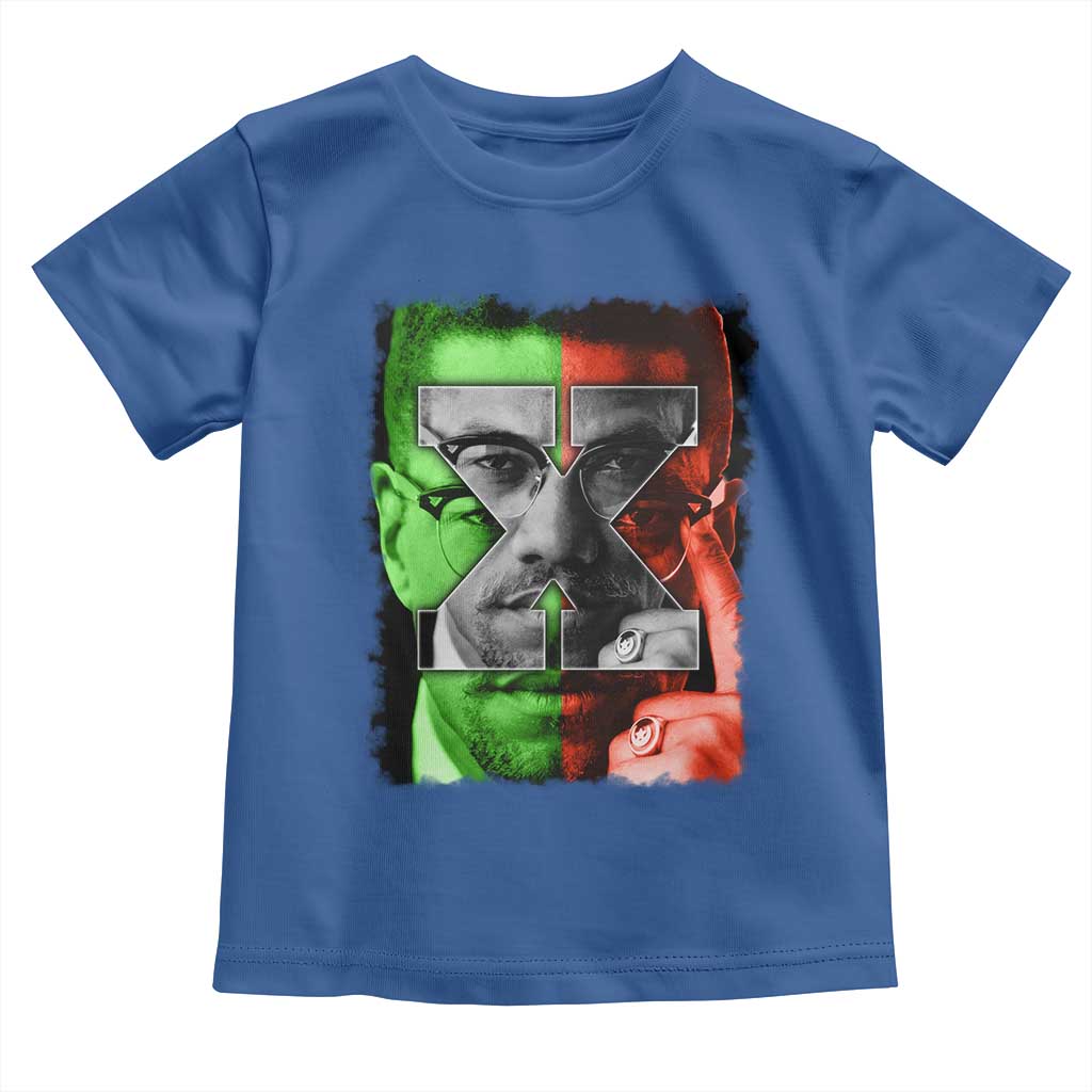 Malcolm X Toddler T Shirt Black History Month - Wonder Print Shop