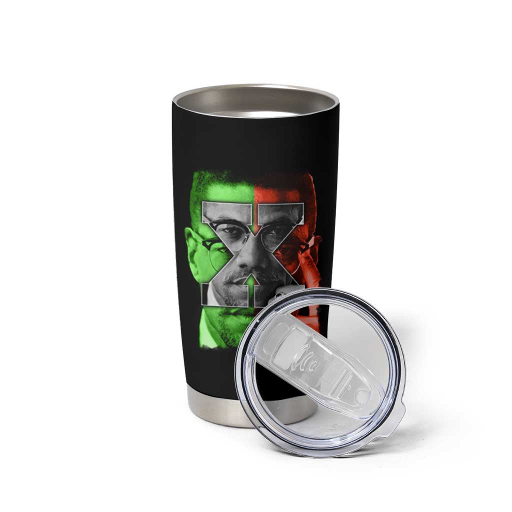 Malcolm X Tumbler Cup Black History Month - Wonder Print Shop
