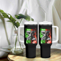 Malcolm X Tumbler With Handle Black History Month - Wonder Print Shop